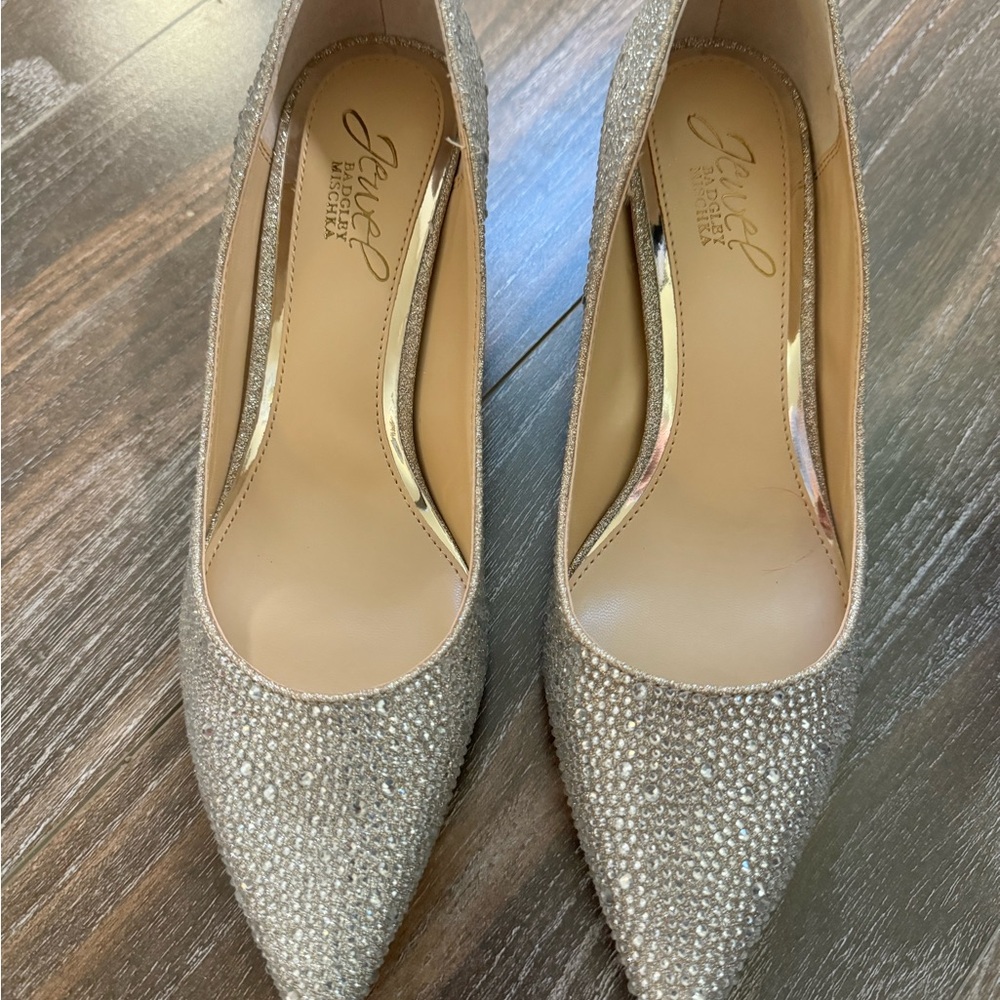 Badgley Mishka Jewel Collection Kitten Heels